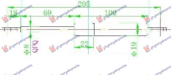 AMORTIZER SEDISTA (205L-700N)