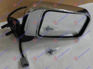 RETROVIZOR ELEKTRICNI HROM (DUPLA KABINA/4 VRATA) (A KVALITET) (KONVEKSNO STAKLO) DESNO