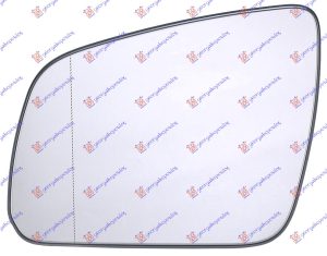 STAKLO RETROVIZORA SA GREJACEM -2009 (ASERICNO) LEVO