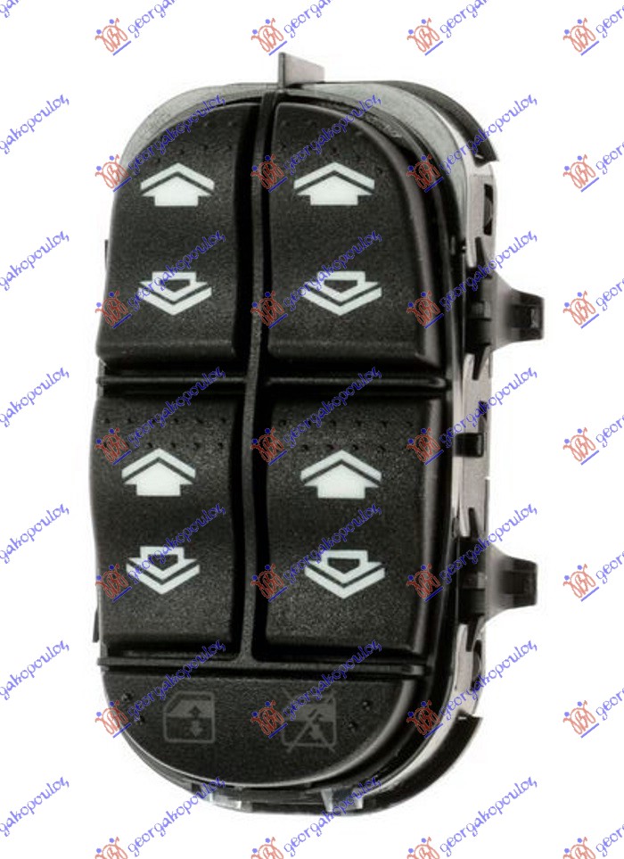 PREKIDAC U PREDNJIM VRATIMA (4 TASTERA) (11 PIN) LEVO