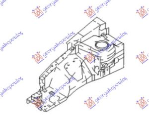 FRONT WHEEL HOUSE (O)