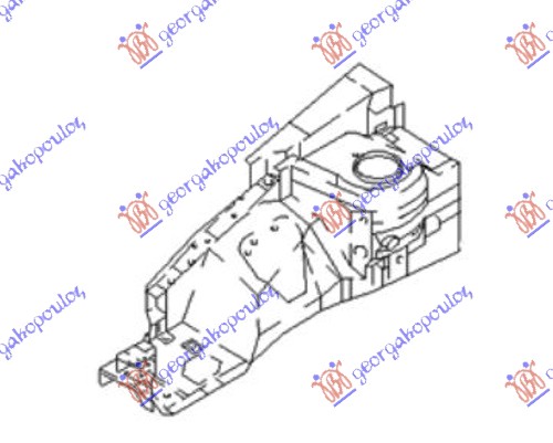 FRONT WHEEL HOUSE (O)