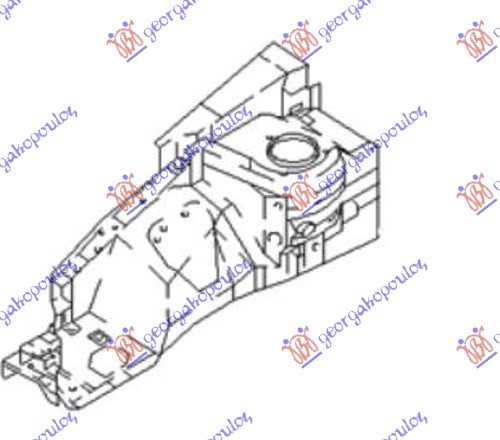 FRONT WHEEL HOUSE (O)