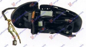 RETROVIZOR (BEZ POKLOPCA) ELEKTRICNI SA GREJACEM (ELEKTRO-SKLOPIV) (MEMORIJA) -2006 (A KVALITET) (ASFERICNO STAKLO) LEVO