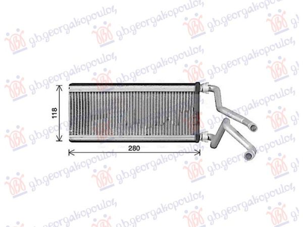 HEATER RADIATOR (297x94)