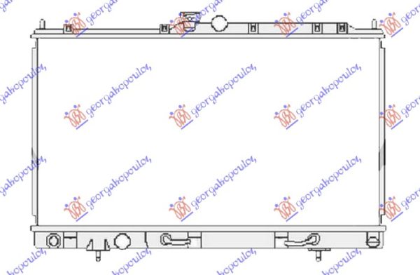 RADIATOR 1.3-1.6-2.0 PETROL AUTOMATIC (685x375) (MAHLE BEHR)