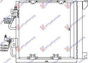 HLADNJAK KLIME 1.7/1.9 CDTi (410x380)