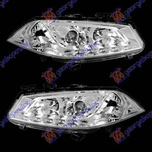 HEAD LAMP SET A5 TYPE CHROME