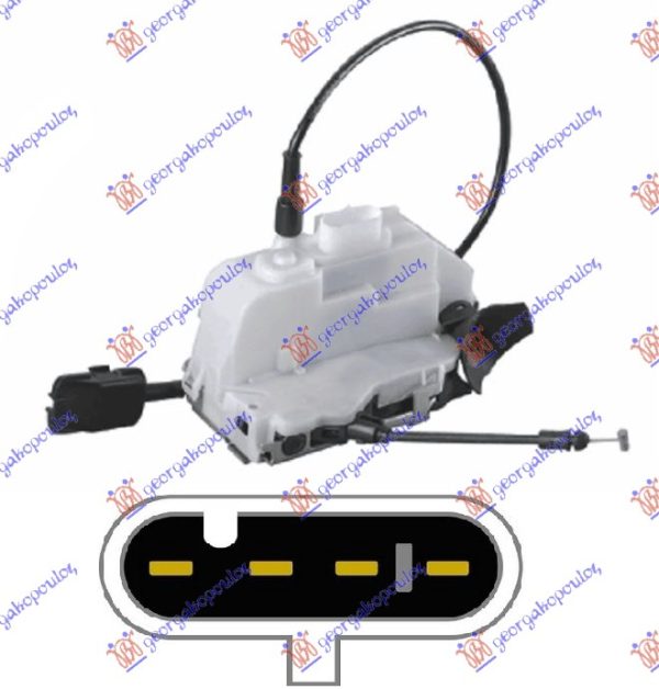 REAR DOOR LOCK CENTRAL LOCK WHITE SDN (4pins)