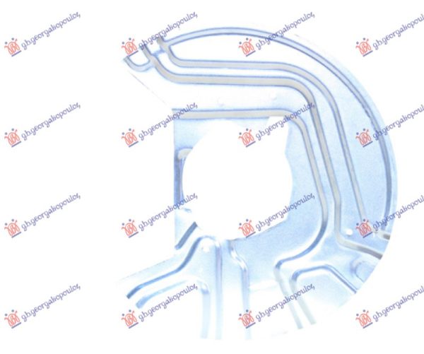 ZASTITA PREDNJEG KOCIONOG DISKA (PRECNIK DISKA 325mm) ALUMINIJUM LEVO