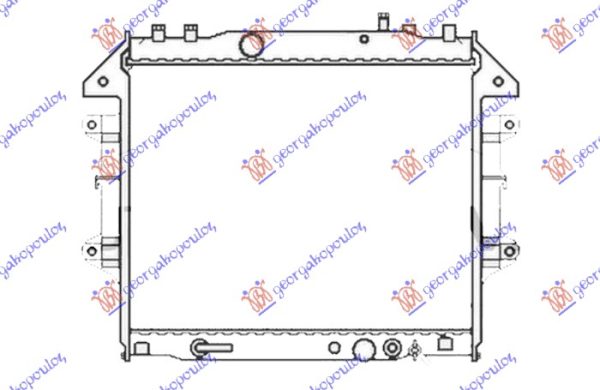 RADIATOR 2.5-3.0 TD AUTOMATIC (525x650) KOYO