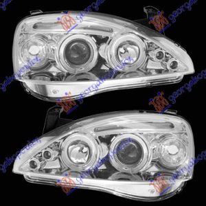 HEAD LAMP SET EAGLE EYES CHROE 2002-