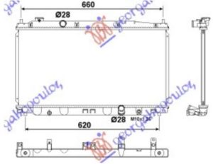 RADIATOR 1.2-1.3 PETROL MANUAL (350x680) (KOYO)