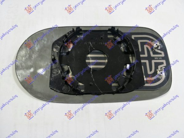 DOOR MIRROR GLASS HEATED 2002-2007 (CONVEX GLASS)