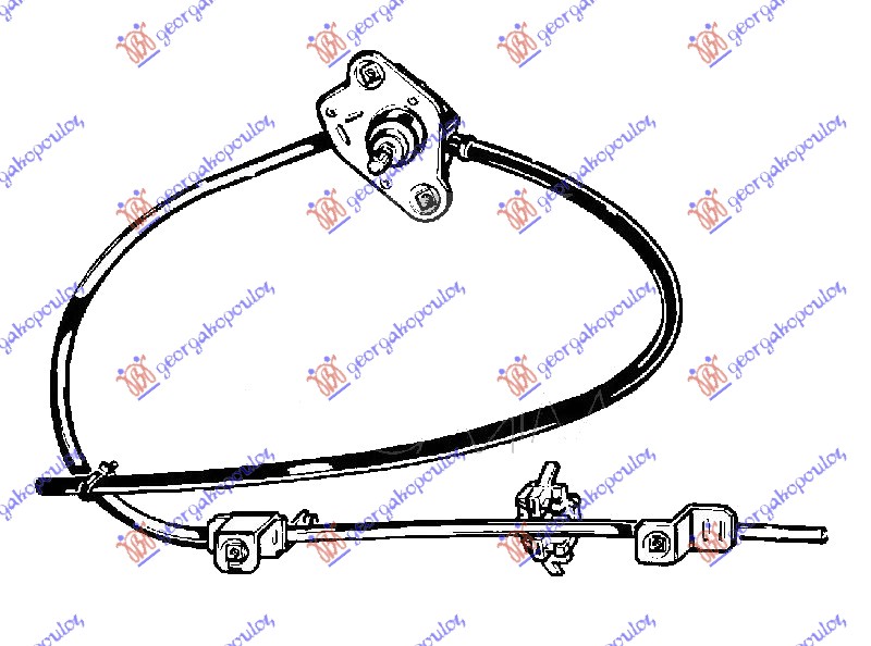 REAR WINDOW REGULATOR MANUAL (A QUALITY)