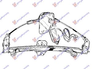 FRONT WINDOW REGULATOR ELECTRICAL 5D