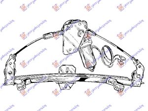 FRONT WINDOW REGULATOR ELECTRICAL 5D