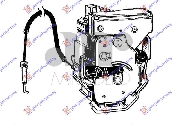 REAR DOOR CENTRAL LOCKING (4pins)
