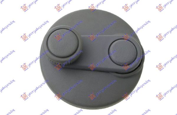 WINDOW REGULATOR HANDLE GREY