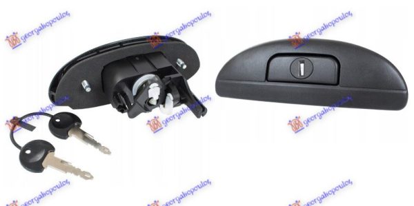 TAILGATE HANDLE OUTER (W/KEY HOLE)