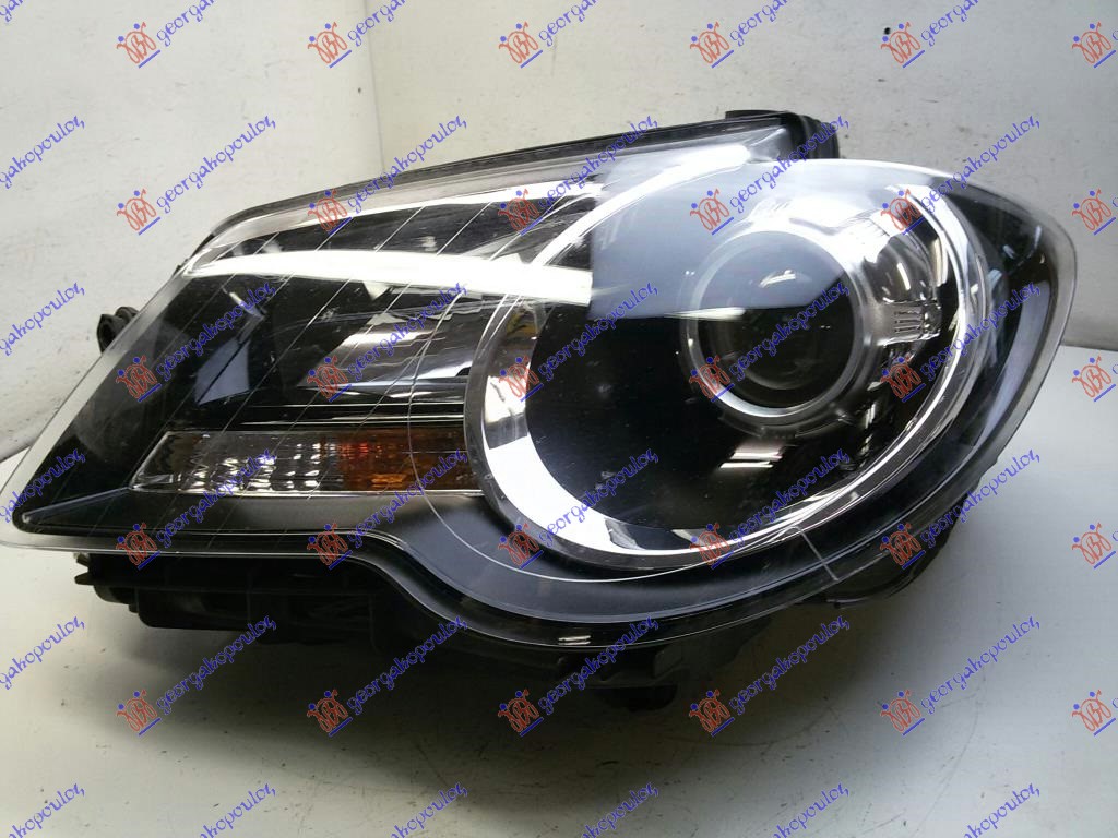 HEAD LAMP (MARELLI) (BLACK FRAME)