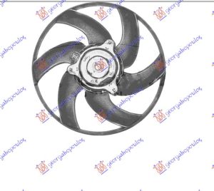 VENTILATOR (MOTOR+ELISA) BENZIN/DIZEL (340mm)