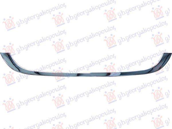 GRILLE FRAME UPPER CHROME (HOOD MOULDING)