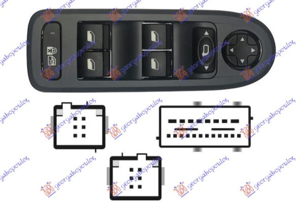 PREKIDAC U PREDNJIM VRATIMA (26 PIN) LEVO