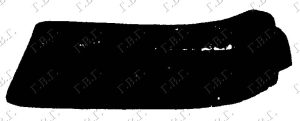FRONT BUMPER END (W/FLARE HOLE)