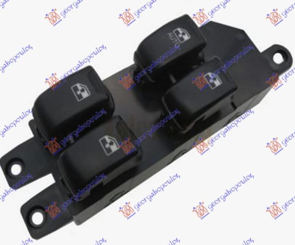 PREKIDAC U PREDNJIM VRATIMA (4 TASTERA) (11 PIN) LEVO