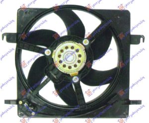 VENTILATOR HLADNJAKA KOMPLET (BENZIN) (+AC)