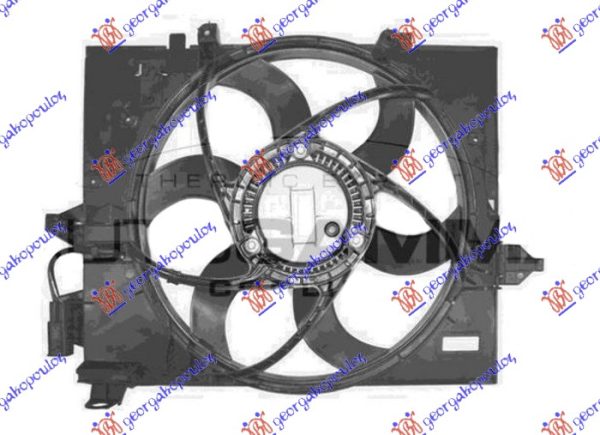 COOLING FAN ASSY 2.2-2.5-3.0 PETROL (490mm) (3 pins) (400W) (MAHLE PREMIUM)