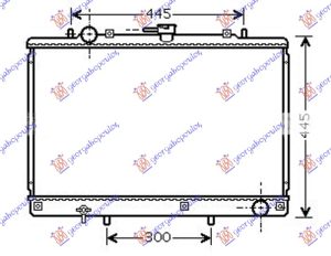 RADIATOR 2.5 T.D DIESEL +/- AC (375x603x27) (KOYO)