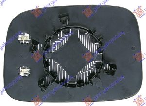 STAKLO RETROVIZORA SA GREJACEM (KONVEKSNO) DESNO