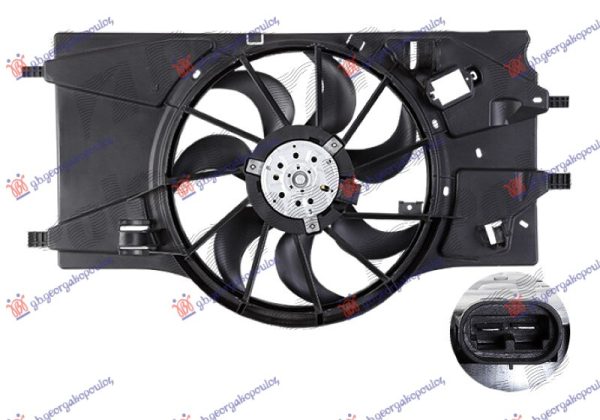VENTILATOR KOMPLET 1.5/2.0 DIZEL - 1.6/2.0 BENZIN