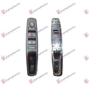 PREKIDAC U PREDNJIM VRATIM (4 TASTERA) (1 PREKIDAC/13 PIN) SA OKVIROM LEVO