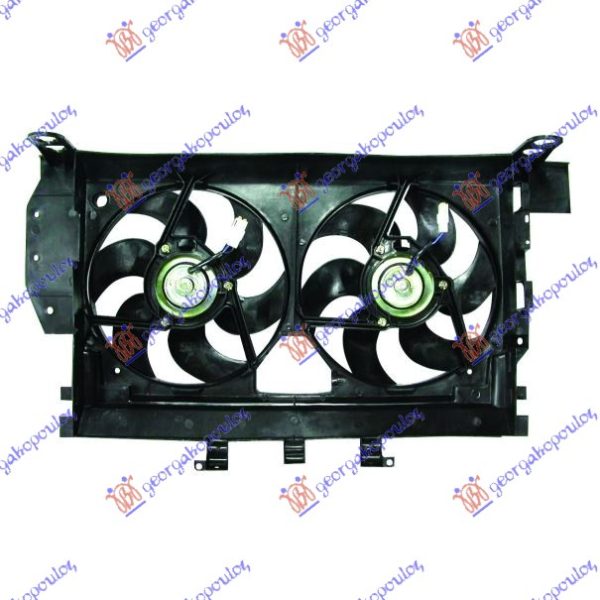 VENTILATOR (DUPLI) KOMPLET (BENZIN/DIZEL) (+AC)
