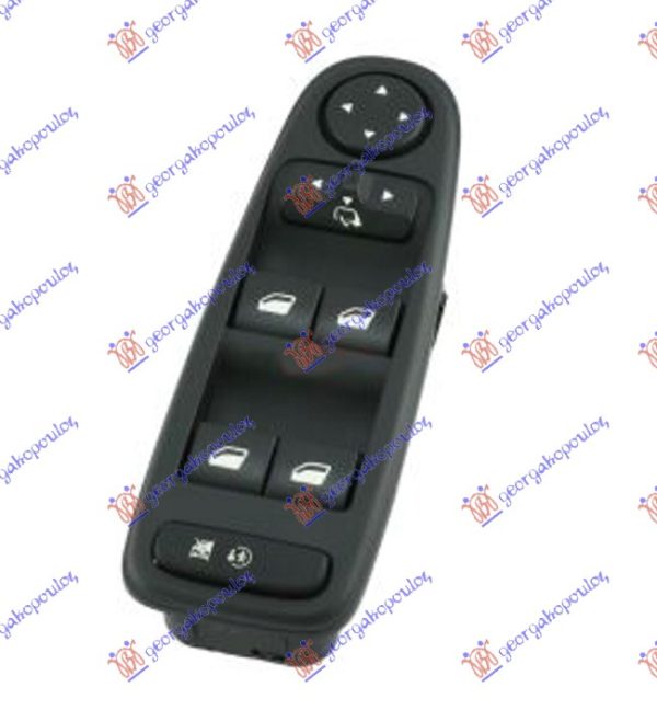 PREKIDAC U PREDNJIM VRATIMA (4 TASTERA) (9 PIN) LEVO