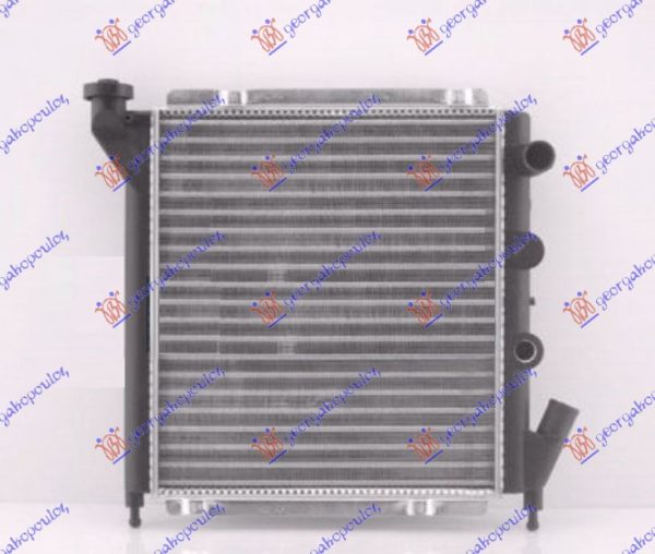 RADIATOR PETROL - A/C (360x393x22) (VALEO)