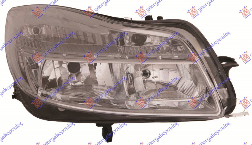 FAR ELEKTRICNI (H1/H7) (TYC) DESNO