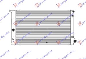 RADIATOR 1.3-1.4-1.6-1.8 PETROL AUTOMATIC (600x375) (KOYO)
