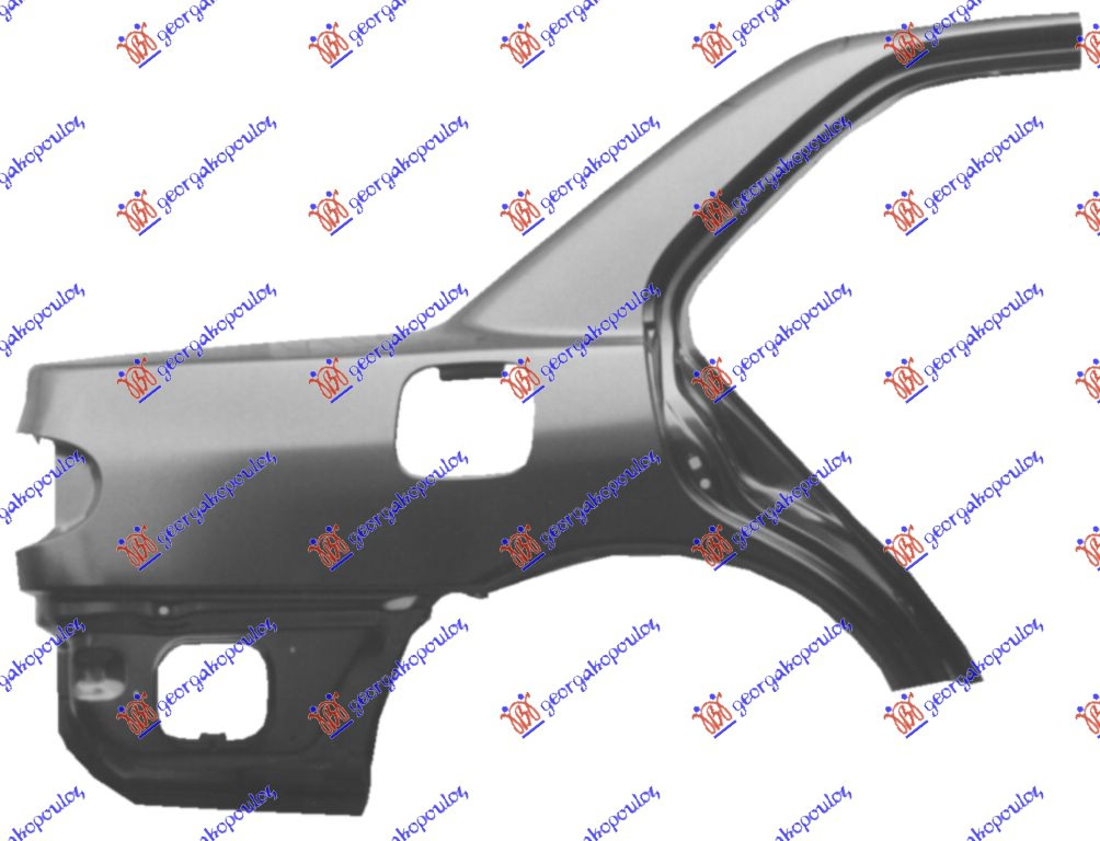 REAR FENDER COMPLETE