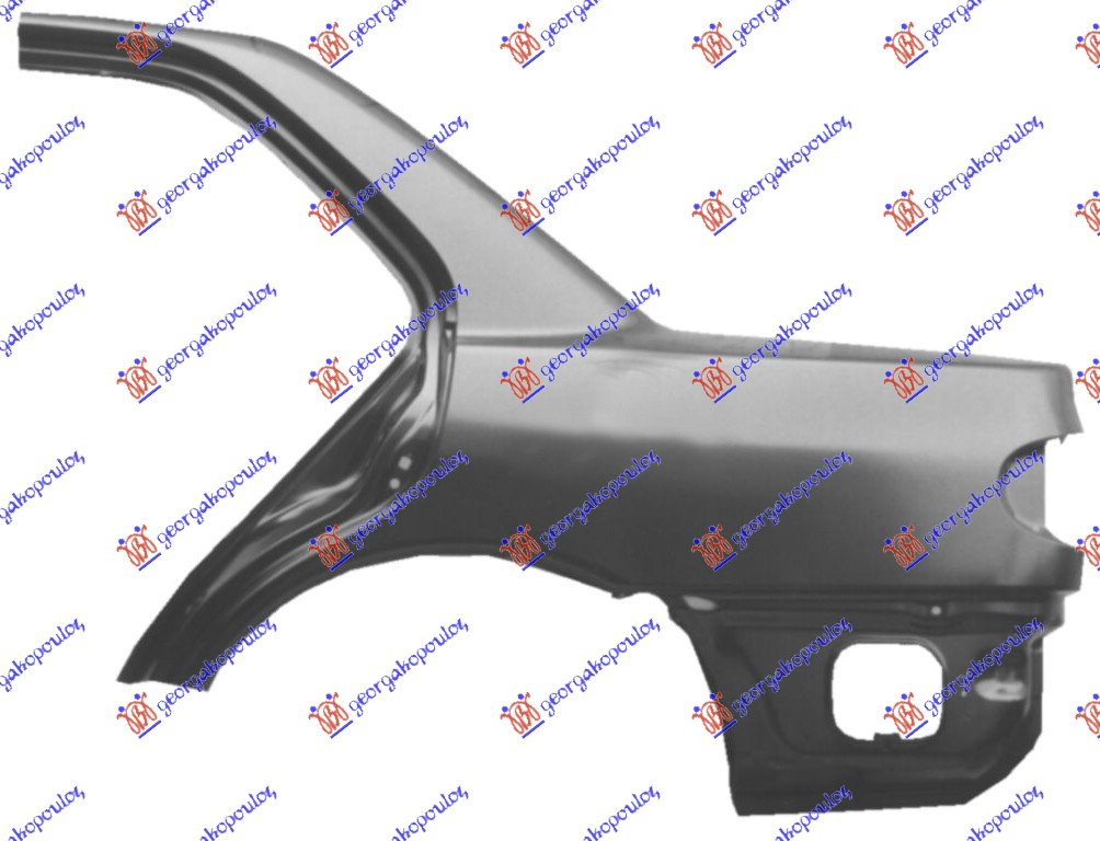 REAR FENDER COMPLETE