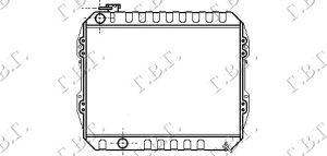 HLADNJAK MOTORA 2.4D (450x515x32)