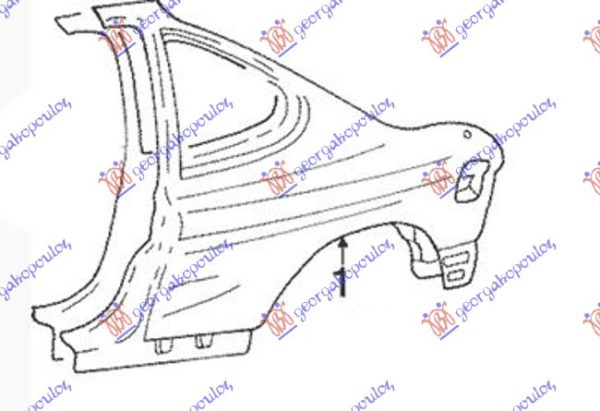 REAR FENDER (O)