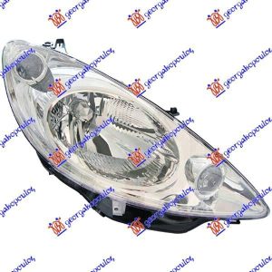 HEAD LAMP CHROME (VALEO) (W/MOTOR)
