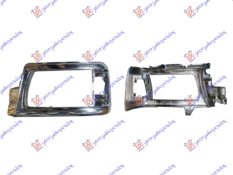 HEAD LAMP RIM CHROME 4WD
