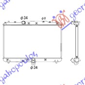 RADIATOR 1.9 DIESEL (375x650) (KOYO)