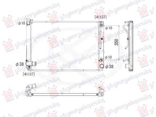 RADIATOR 3.5 PETROL AUTO (675x475)