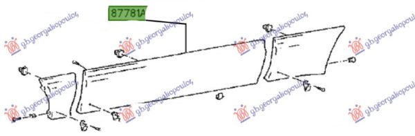 FRONT DOOR MOULDING (O)
